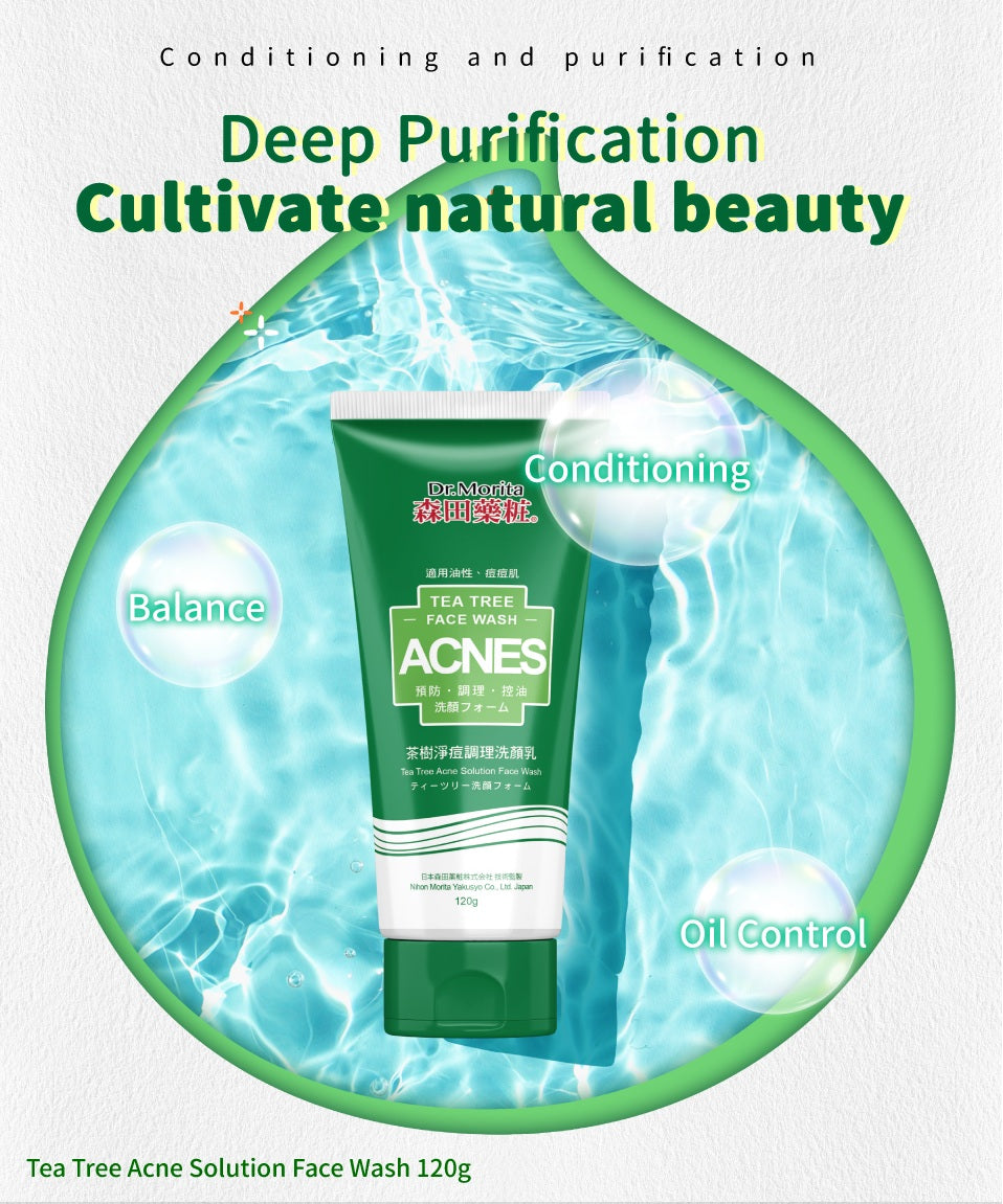 Dr. Morita Tea Tree Acne Solution Face Wash
