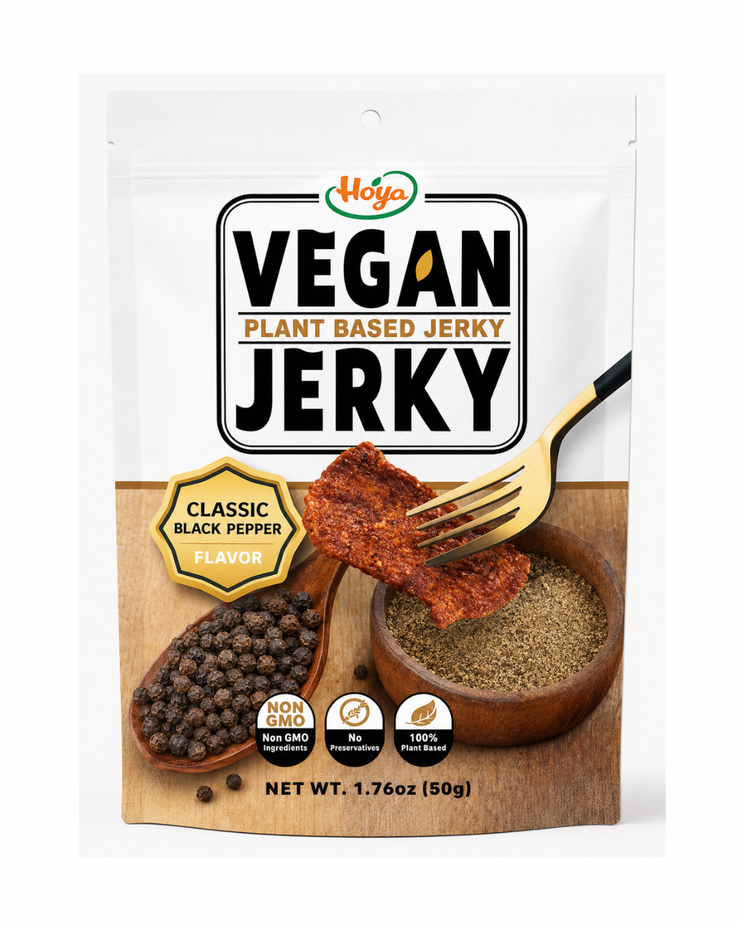 HOYA Vegan Jerky-Black Pepper