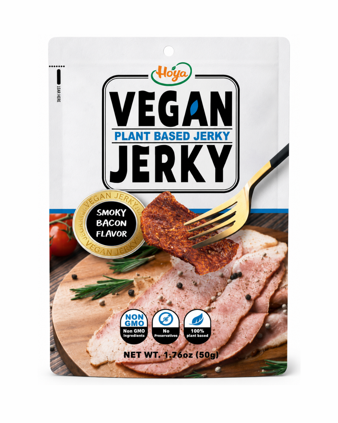 HOYA Vegan Jerky-Smokey Bacon
