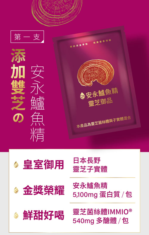 Anyong Fish Essence Lingzhi Royal Product
